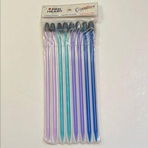 Red Heart Crystalites Knitting Needles - Assorted Colors